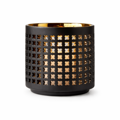 Black + Gold Votive