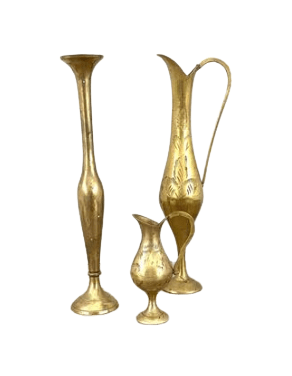 Brass Bud Vases
