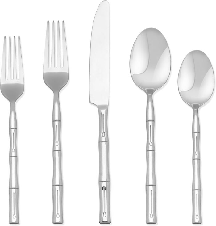 Silver Bamboo Flatware