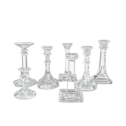 Glass Candlestick Collection