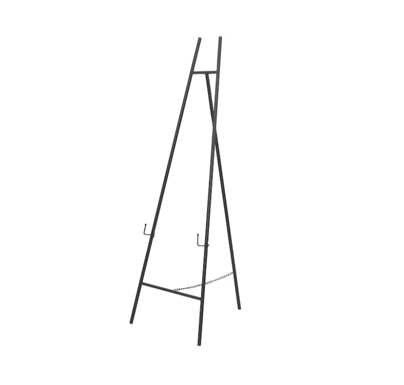 Moder Black Easel for rent